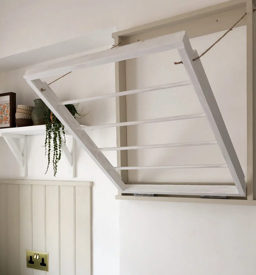 cadre mural pour etendre le linge